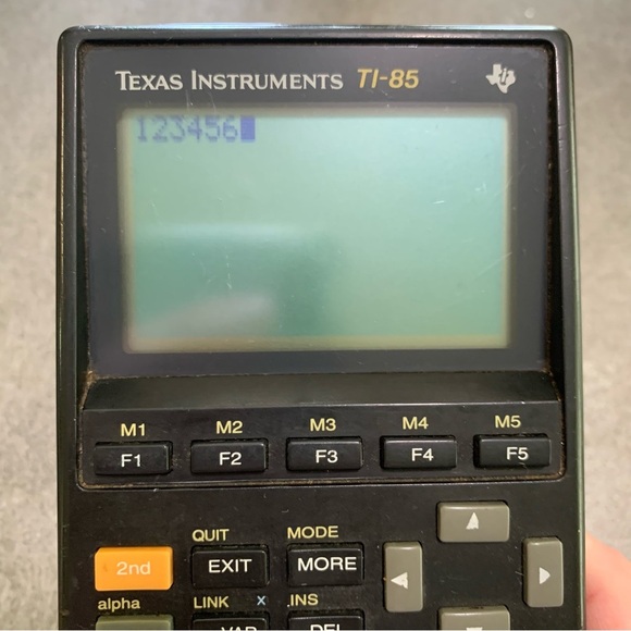 Vintage 1991 Texas Instruments TI-85 Graphing Calculator‎ Tested Works No Cover - Picture 2 of 9